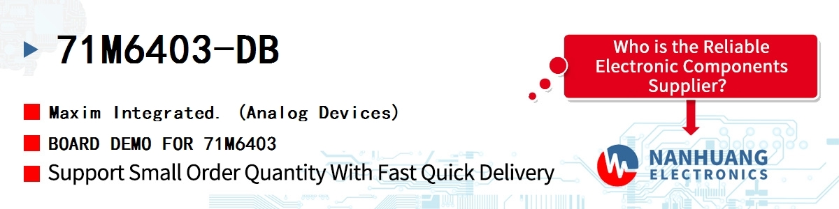 71M6403-DB Maxim BOARD DEMO FOR 71M6403
