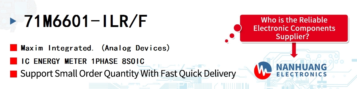 71M6601-ILR/F Maxim IC ENERGY METER 1PHASE 8SOIC