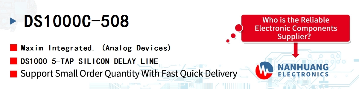 DS1000C-508 Maxim DS1000 5-TAP SILICON DELAY LINE