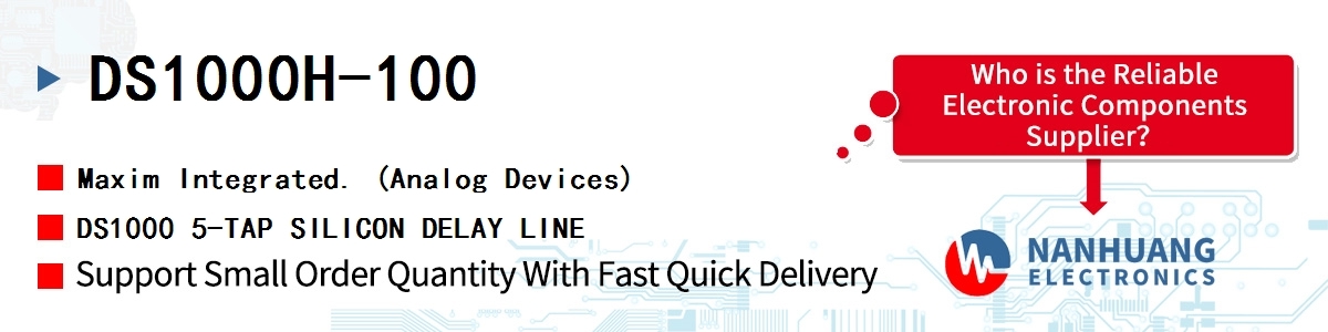 DS1000H-100 Maxim DS1000 5-TAP SILICON DELAY LINE