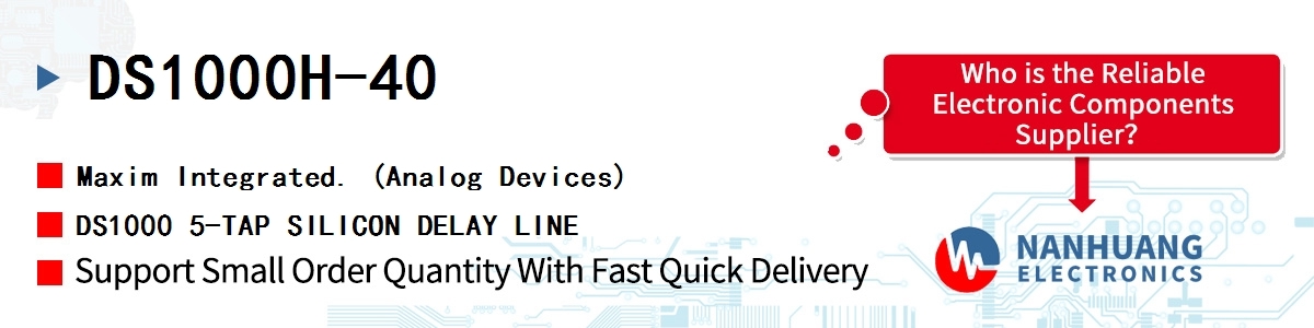 DS1000H-40 Maxim DS1000 5-TAP SILICON DELAY LINE