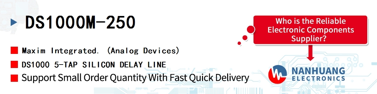 DS1000M-250 Maxim DS1000 5-TAP SILICON DELAY LINE