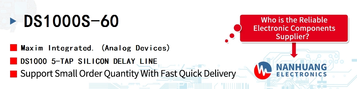 DS1000S-60 Maxim DS1000 5-TAP SILICON DELAY LINE