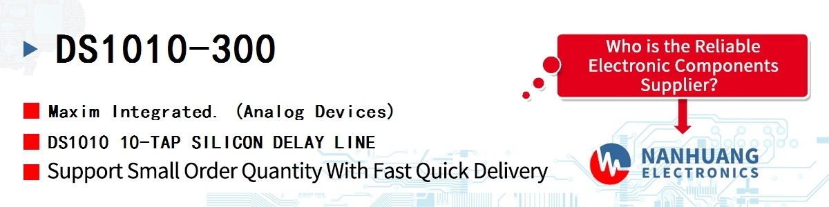 DS1010-300 Maxim DS1010 10-TAP SILICON DELAY LINE