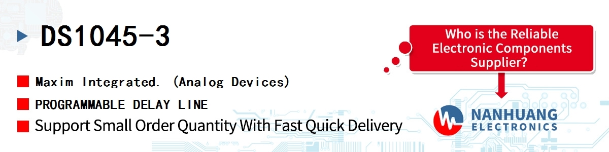 DS1045-3 Maxim PROGRAMMABLE DELAY LINE