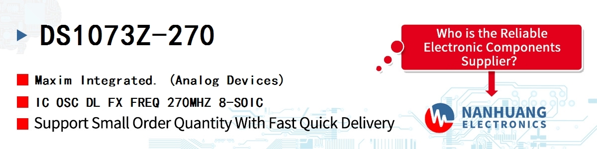 DS1073Z-270 Maxim IC OSC DL FX FREQ 270MHZ 8-SOIC