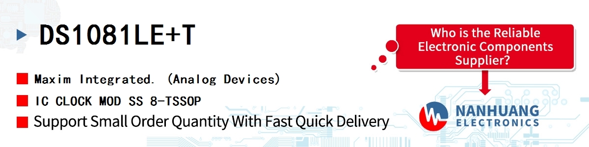 DS1081LE+T Maxim IC CLOCK MOD SS 8-TSSOP