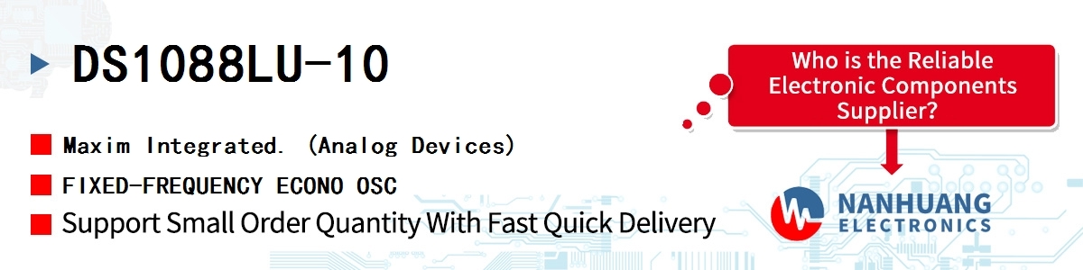 DS1088LU-10+ Maxim IC ECONOSCILLATOR 10MHZ 8-USOP