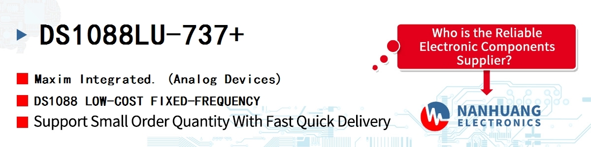 DS1088LU-737+ Maxim DS1088 LOW-COST FIXED-FREQUENCY
