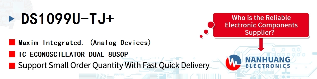 DS1099U-TJ+ Maxim IC ECONOSCILLATOR DUAL 8USOP