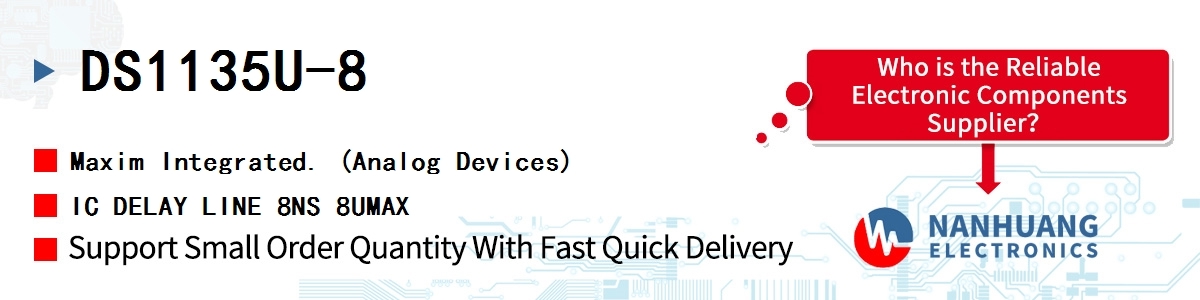 DS1135U-8+ Maxim IC DELAY LINE 8NS 8UMAX