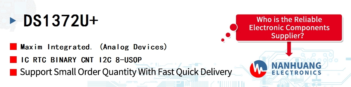 DS1372U+ Maxim IC RTC BINARY CNT I2C 8-USOP