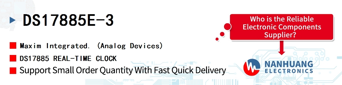 DS17885E-3 Maxim DS17885 REAL-TIME CLOCK