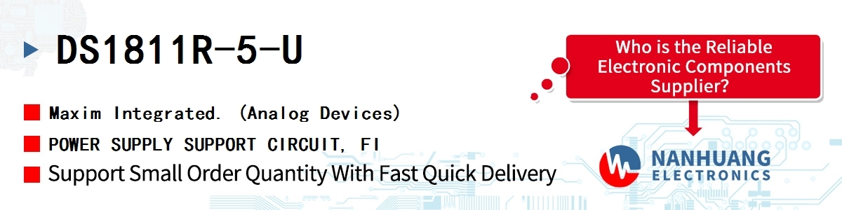 DS1811R-5-U Maxim POWER SUPPLY SUPPORT CIRCUIT, FI