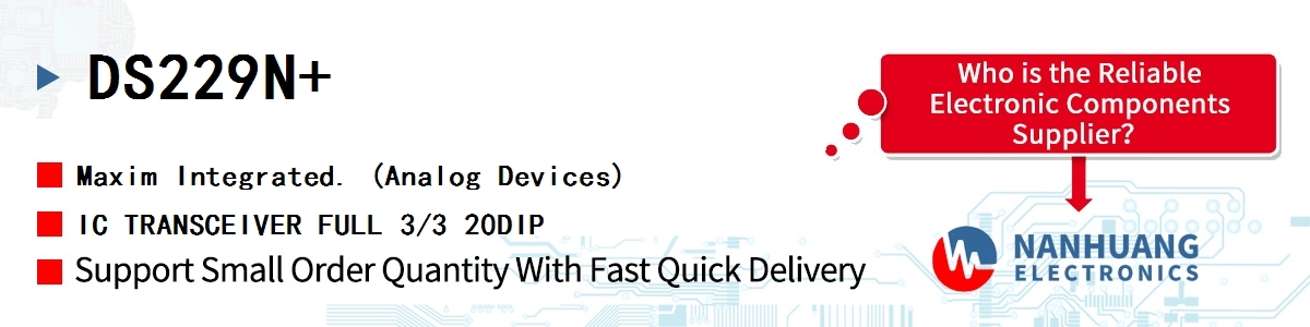 DS229N Maxim IC TRANSCEIVER FULL 3/3 20DIP