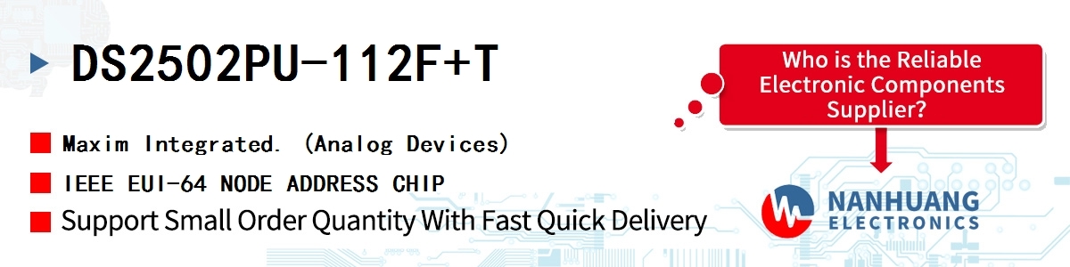 DS2502PU-112F+T Maxim IEEE EUI-64 NODE ADDRESS CHIP