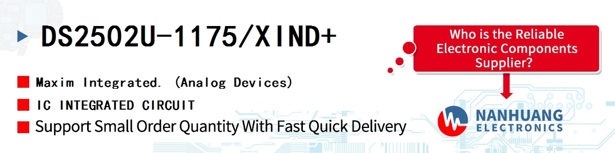 DS2502U-1175/XIND+ Maxim IC INTEGRATED CIRCUIT