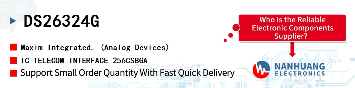 DS26324G Maxim IC TELECOM INTERFACE 256CSBGA