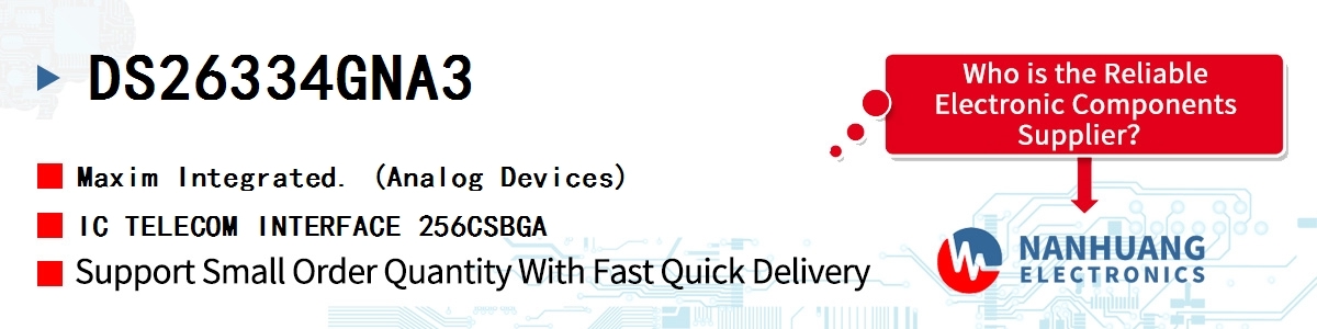 DS26334GNA3 Maxim IC TELECOM INTERFACE 256CSBGA