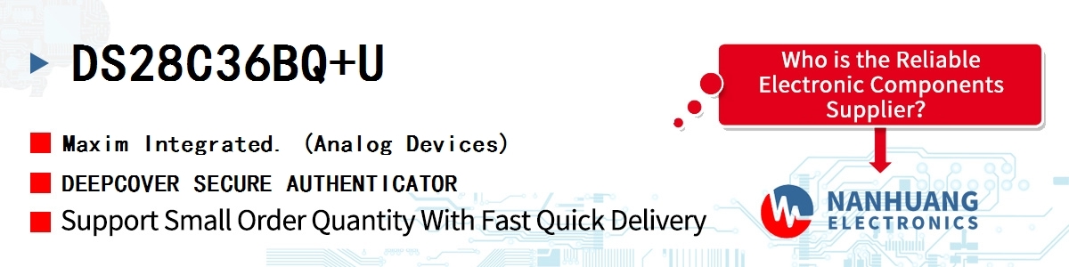 DS28C36BQ+U Maxim DEEPCOVER SECURE AUTHENTICATOR