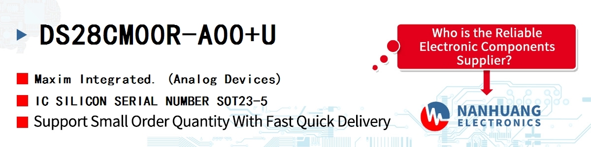 DS28CM00R-A00+U Maxim IC SILICON SERIAL NUMBER SOT23-5