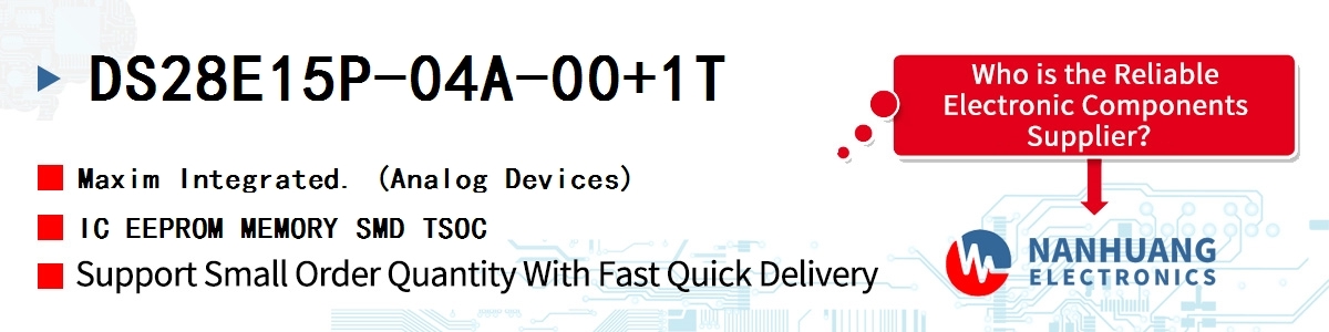 DS28E15P-04A-00+1T Maxim IC EEPROM MEMORY SMD TSOC