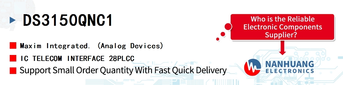 DS3150QNC1+ Maxim 3.3V, DS3/E3/STS-1 LINE INTERFAC