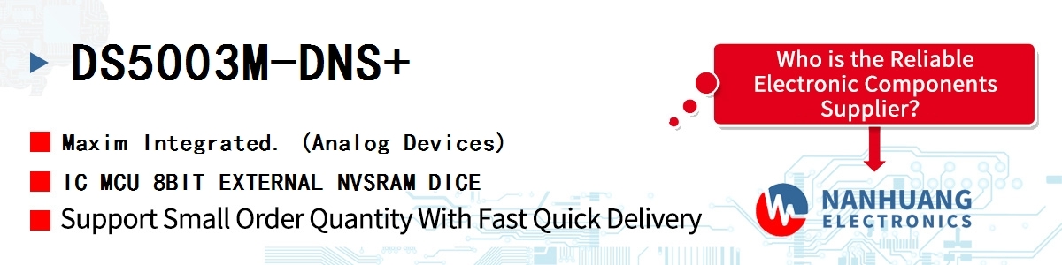 DS5003M-DNS+ Maxim IC MCU 8BIT EXTERNAL NVSRAM DICE