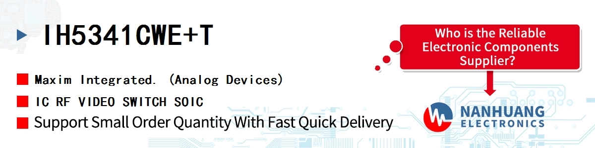 IH5341CWE+T Maxim IC RF VIDEO SWITCH SOIC