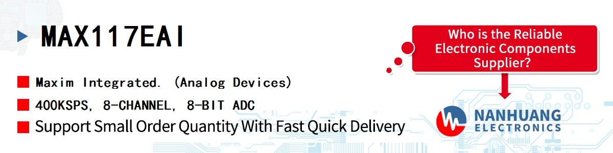 MAX117EAI+ Maxim IC ADC 8BIT FLASH 28SSOP
