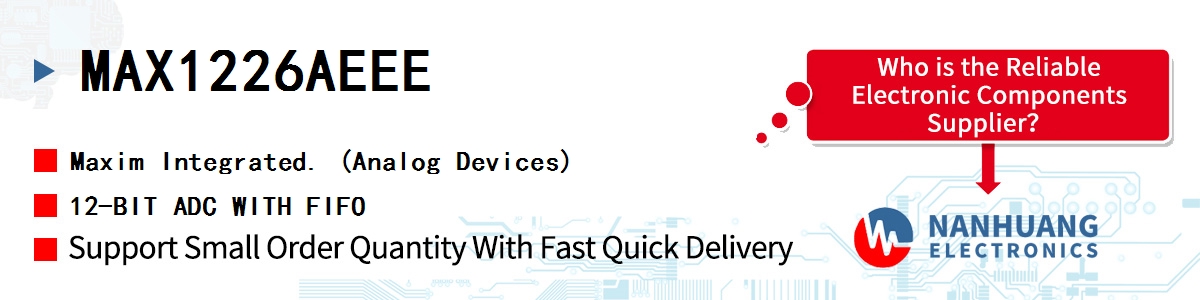 MAX1226AEEE Maxim 12-BIT ADC WITH FIFO