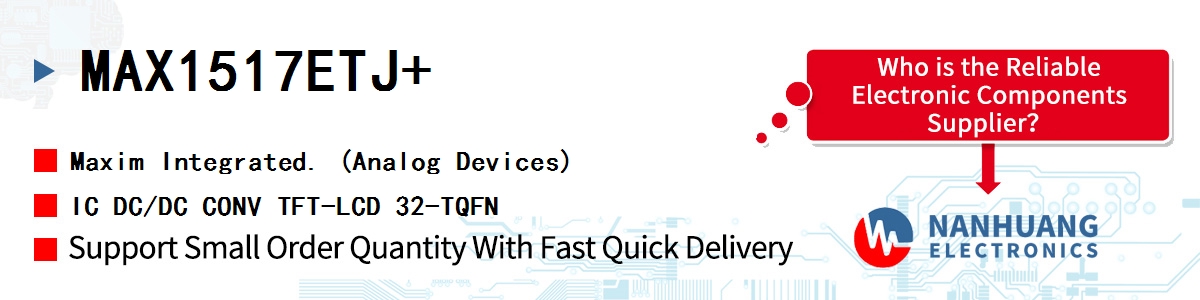 MAX1517ETJ+ Maxim IC DC/DC CONV TFT-LCD 32-TQFN