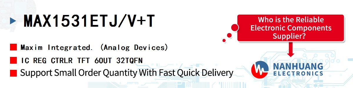 MAX1531ETJ/V+T Maxim IC REG CTRLR TFT 6OUT 32TQFN