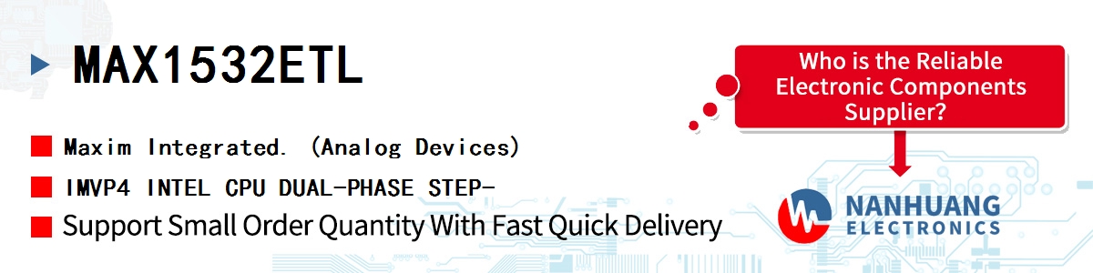 MAX1532ETL Maxim IMVP4 INTEL CPU DUAL-PHASE STEP-