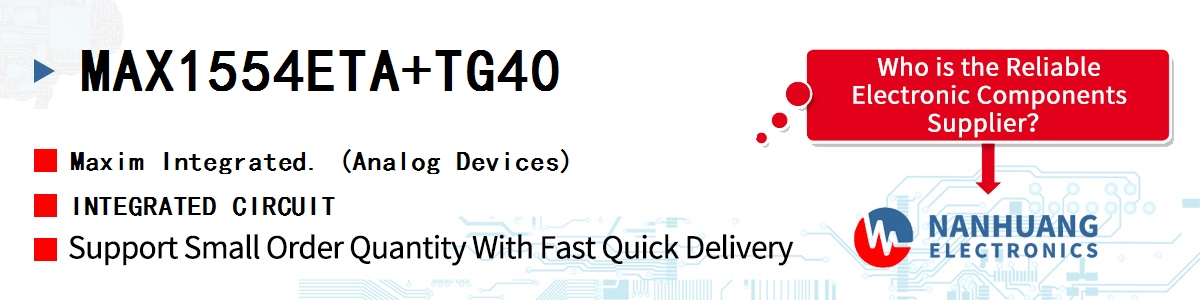 MAX1554ETA+TG40 Maxim INTEGRATED CIRCUIT