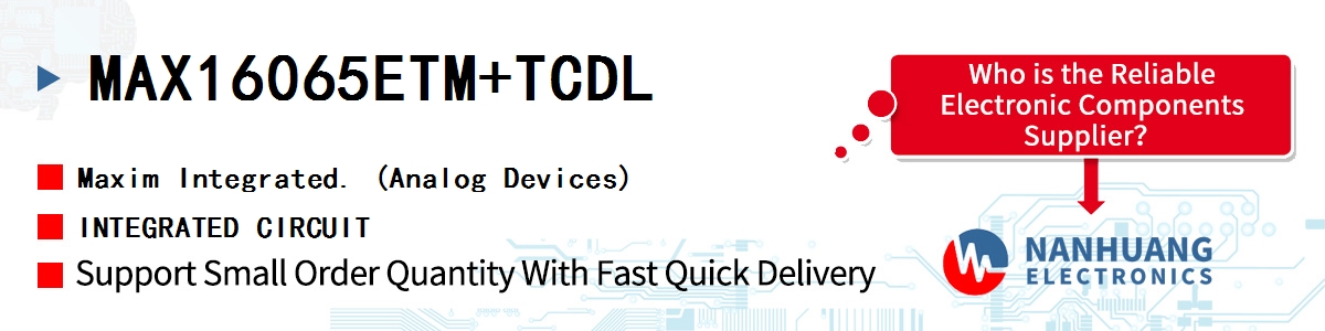 MAX16065ETM+TCDL Maxim INTEGRATED CIRCUIT