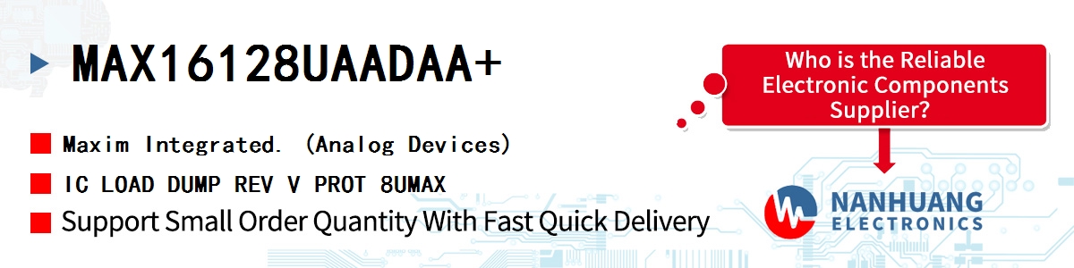 MAX16128UAADAA+ Maxim IC LOAD DUMP REV V PROT 8UMAX