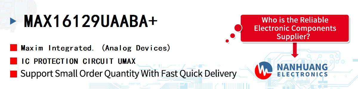 MAX16129UAABA+ Maxim IC PROTECTION CIRCUIT UMAX