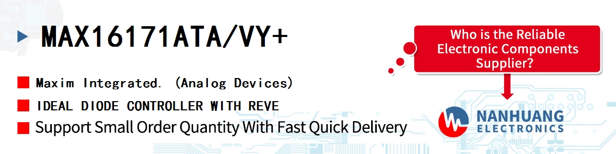 MAX16171ATA/VY+ Maxim IDEAL DIODE CONTROLLER WITH REVE