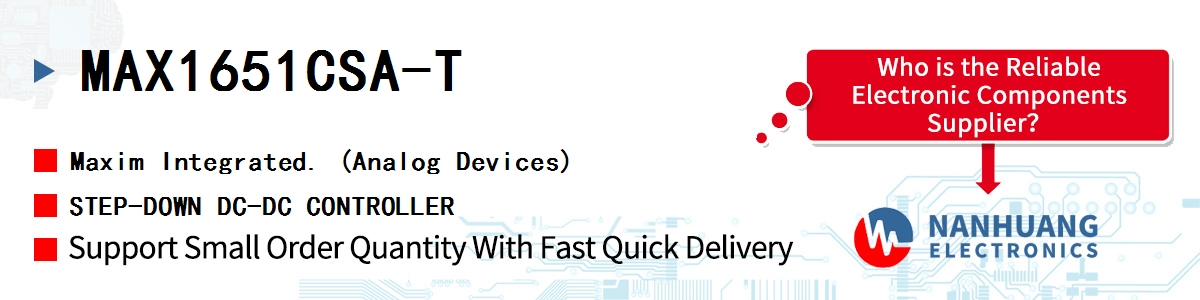 MAX1651CSA-T Maxim STEP-DOWN DC-DC CONTROLLER