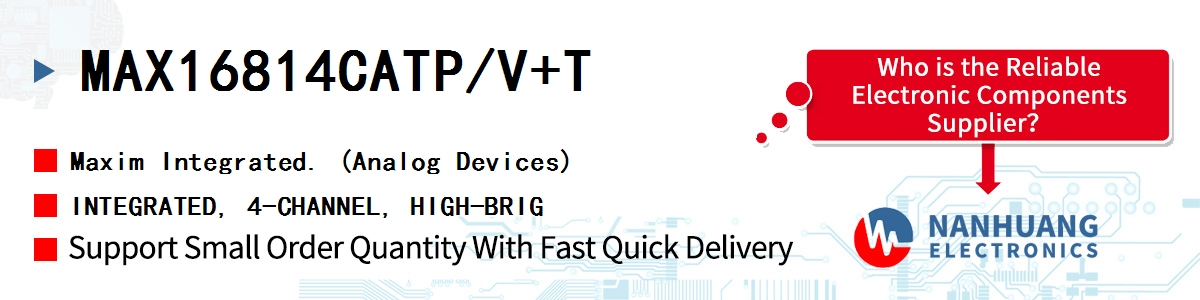 MAX16814CATP/V+T Maxim INTEGRATED, 4-CHANNEL, HIGH-BRIG