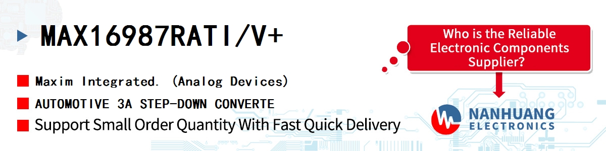 MAX16987RATI/V+ Maxim AUTOMOTIVE 3A STEP-DOWN CONVERTE