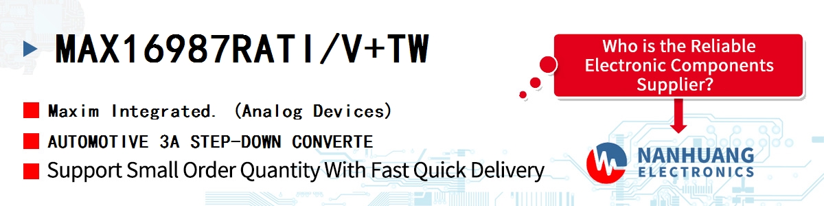 MAX16987RATI/V+TW Maxim AUTOMOTIVE 3A STEP-DOWN CONVERTE