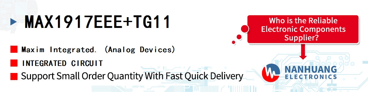 MAX1917EEE+TG11 Maxim INTEGRATED CIRCUIT