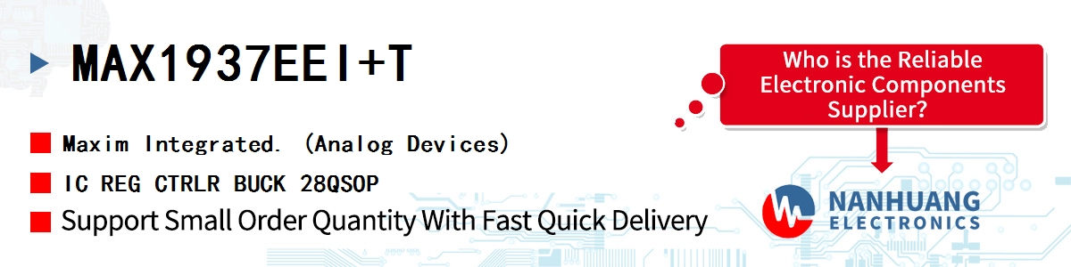 MAX1937EEI+T Maxim IC REG CTRLR BUCK 28QSOP
