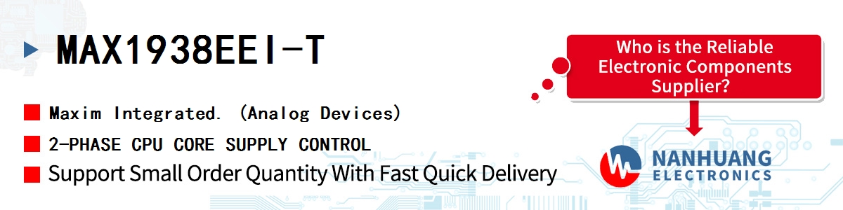 MAX1938EEI-T Maxim 2-PHASE CPU CORE SUPPLY CONTROL