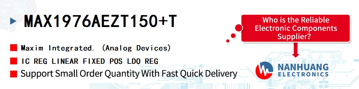 MAX1976AEZT150+T Maxim IC REG LINEAR FIXED POS LDO REG