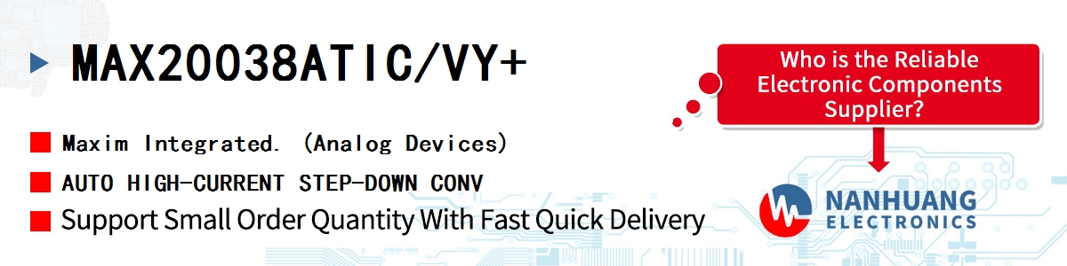 MAX20038ATIC/VY+ Maxim AUTO HIGH-CURRENT STEP-DOWN CONV