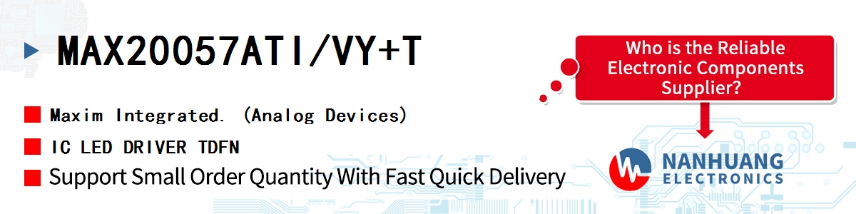 MAX20057ATI/VY+T Maxim IC LED DRIVER TDFN