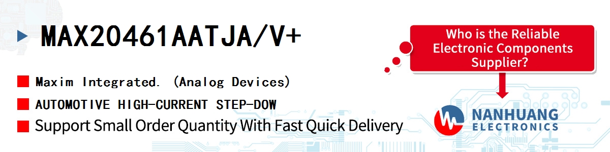 MAX20461AATJA/V+ Maxim AUTOMOTIVE HIGH-CURRENT STEP-DOW